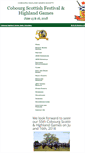 Mobile Screenshot of cobourghighlandgames.ca